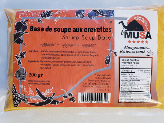 Base de soupe aux crevetes