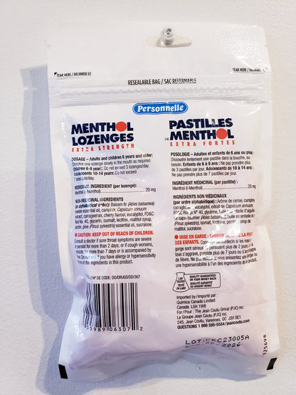 Pastilles menthol